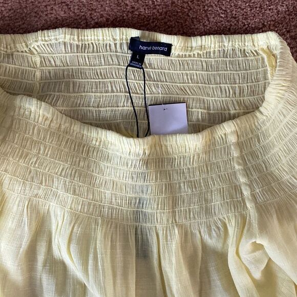 Harve Bernard Large Lemon Drop Off the Shoulder Top - Picture 2 of 5